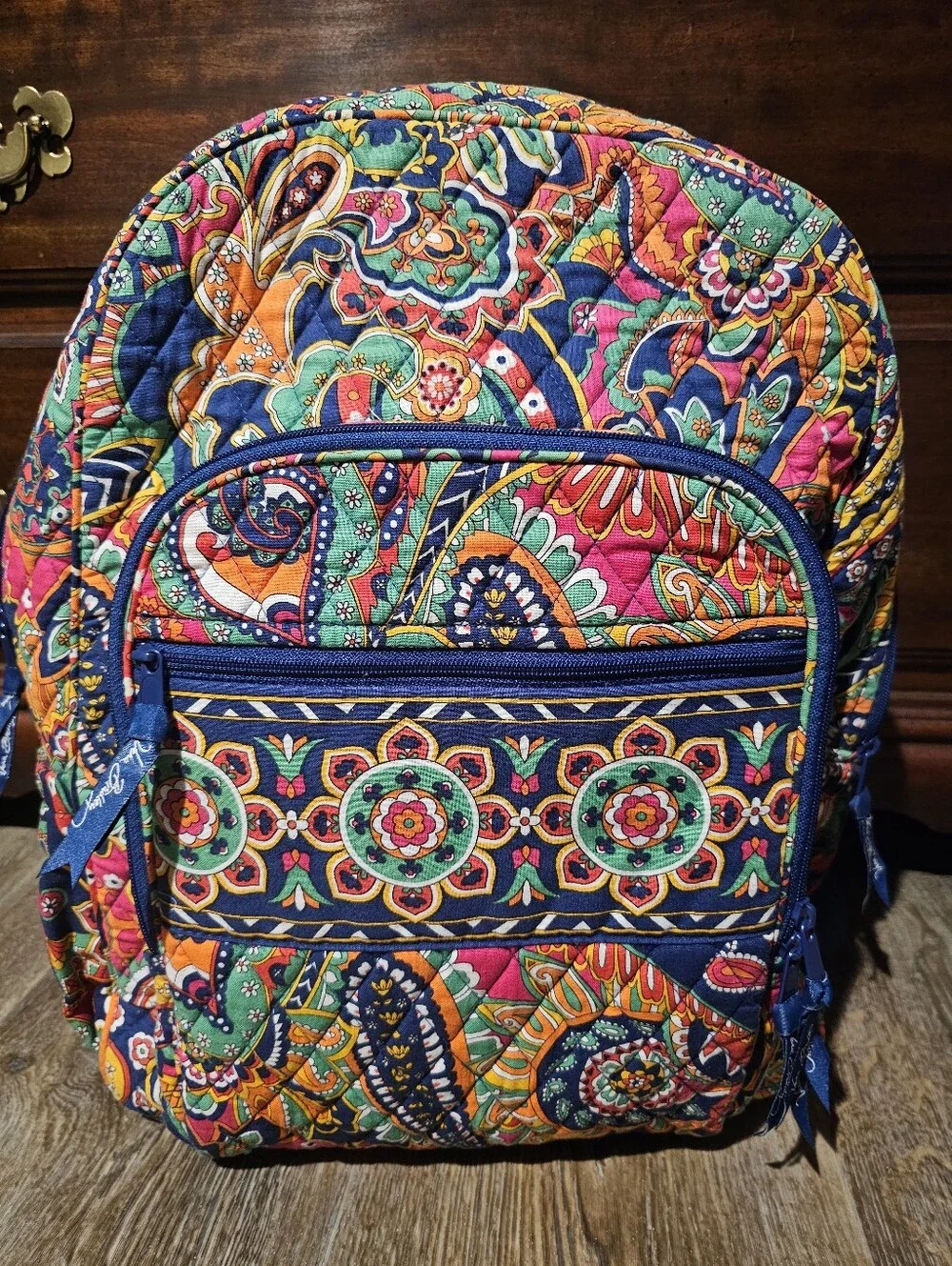 Vera Bradley Venetian Paisley Quilted Backpack